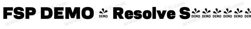 FSP DEMO - Resolve S字体转换